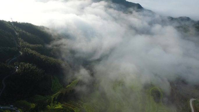 美丽村落航拍