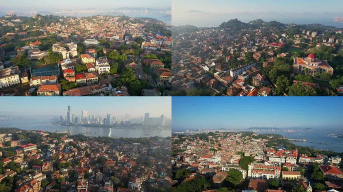 厦门航拍鼓浪屿风光合集