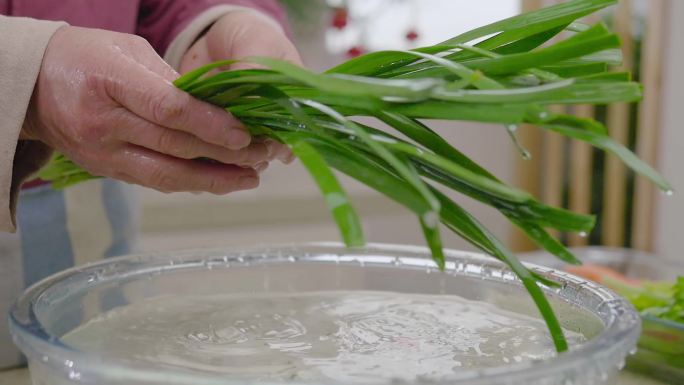 饺子馅准备