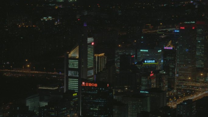 北京电视台夜景