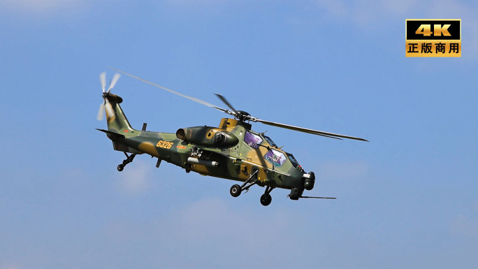 武装直升机展示  航展