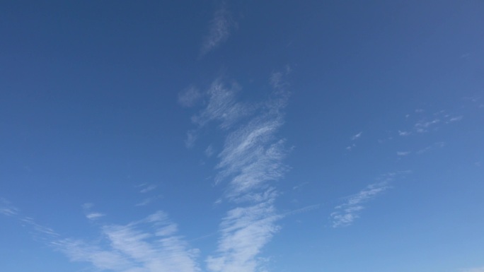 实拍天空 蓝天白云