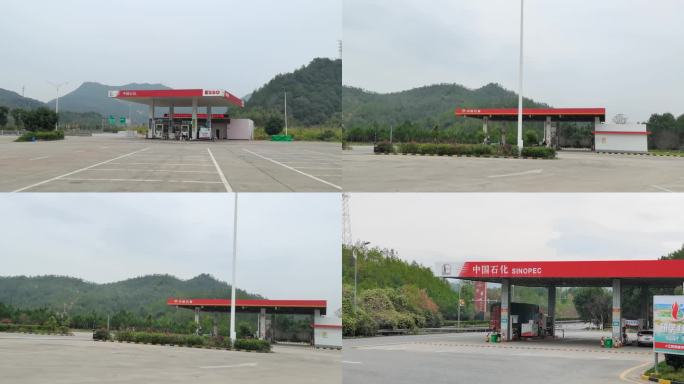 中国石化高速各个加油站素材
