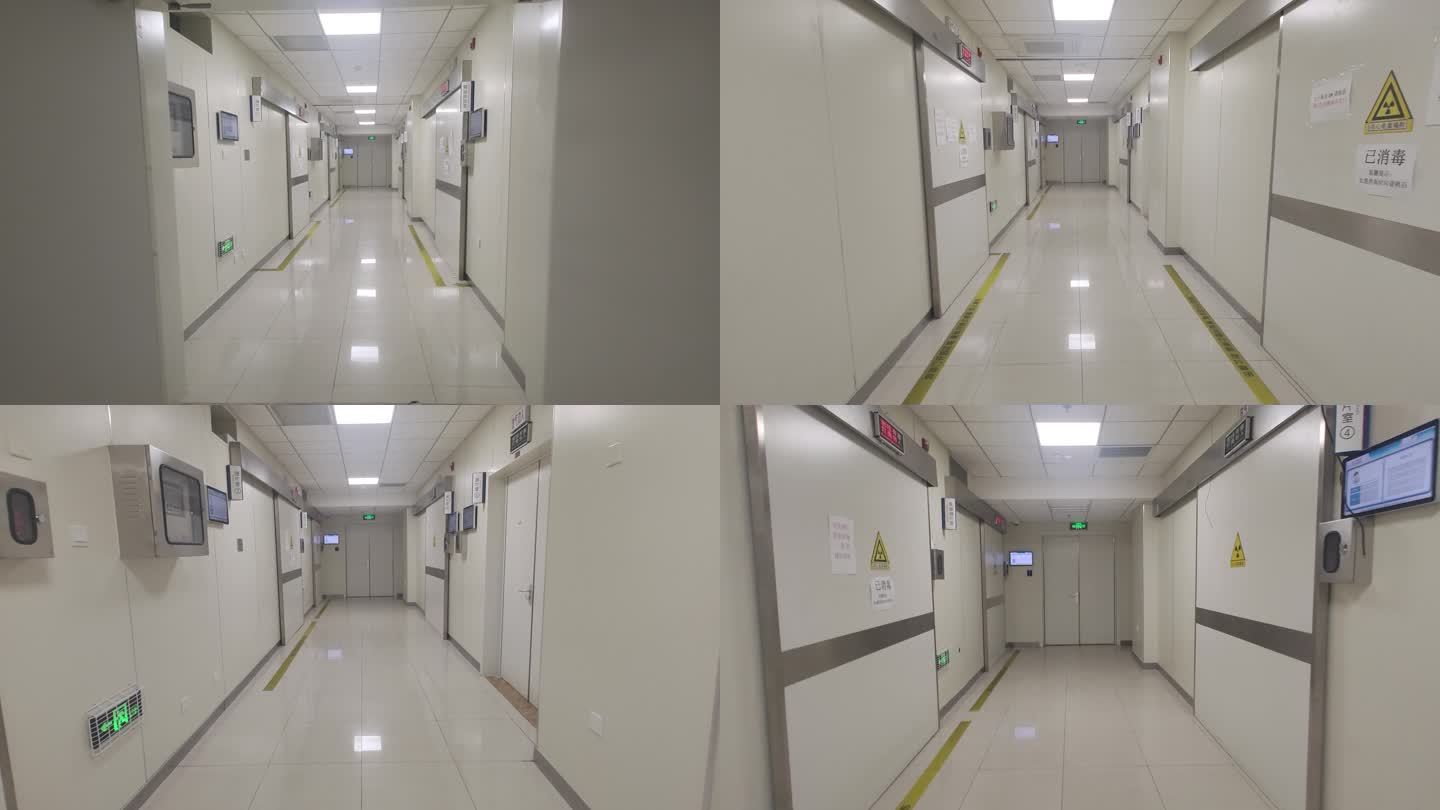 4K-X光片医院走廊