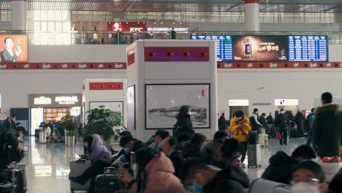 徐州 高铁站 行李箱 乘客 游客 脚步
