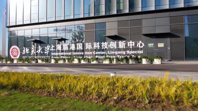 航拍北京大学上海临港国际科技创新中心