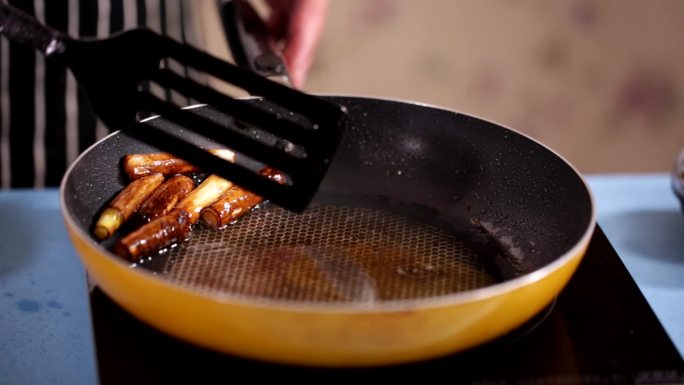 制作料油炸葱油葱花葱段炼油