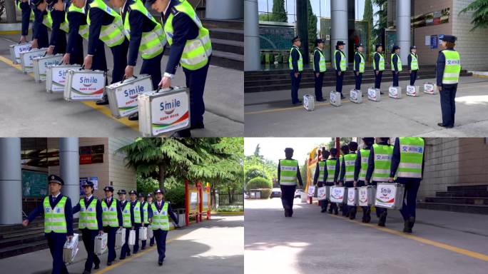 高速收费站工作（整理仪容）C