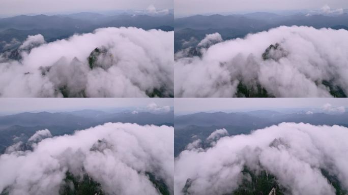 洛阳旅游著名景点老君山大气云海