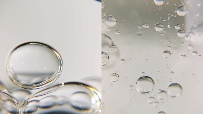 微距摄影气泡细胞分子实拍
