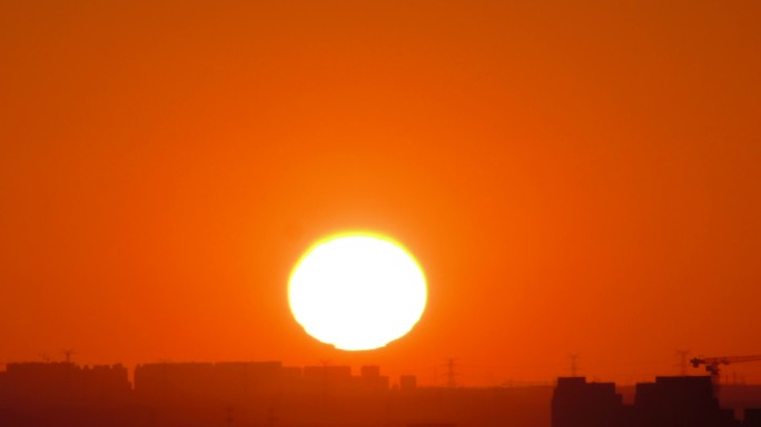 日出太阳特写东方红太阳升旭日东升早晨黎明