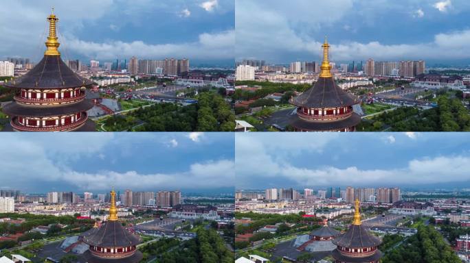 4K|雨后大气磅礴的隋唐洛阳城航拍4