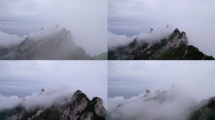 洛阳旅游著名景点老君山大气云海