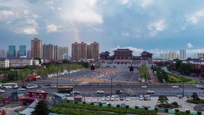 4K|雨后大气磅礴的隋唐洛阳城航拍6