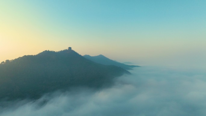 航拍4K高山云海