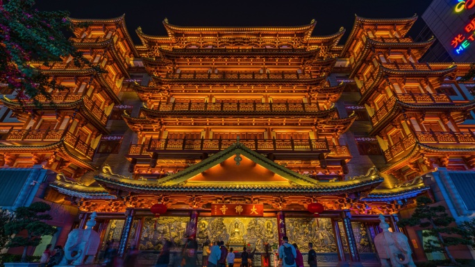 广州-大佛寺夜景