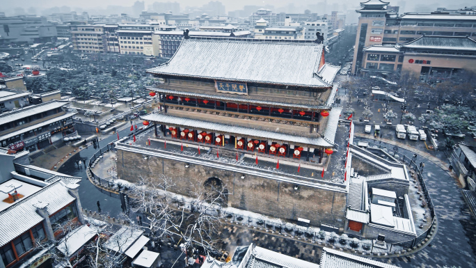 西安鼓楼雪景（合集）