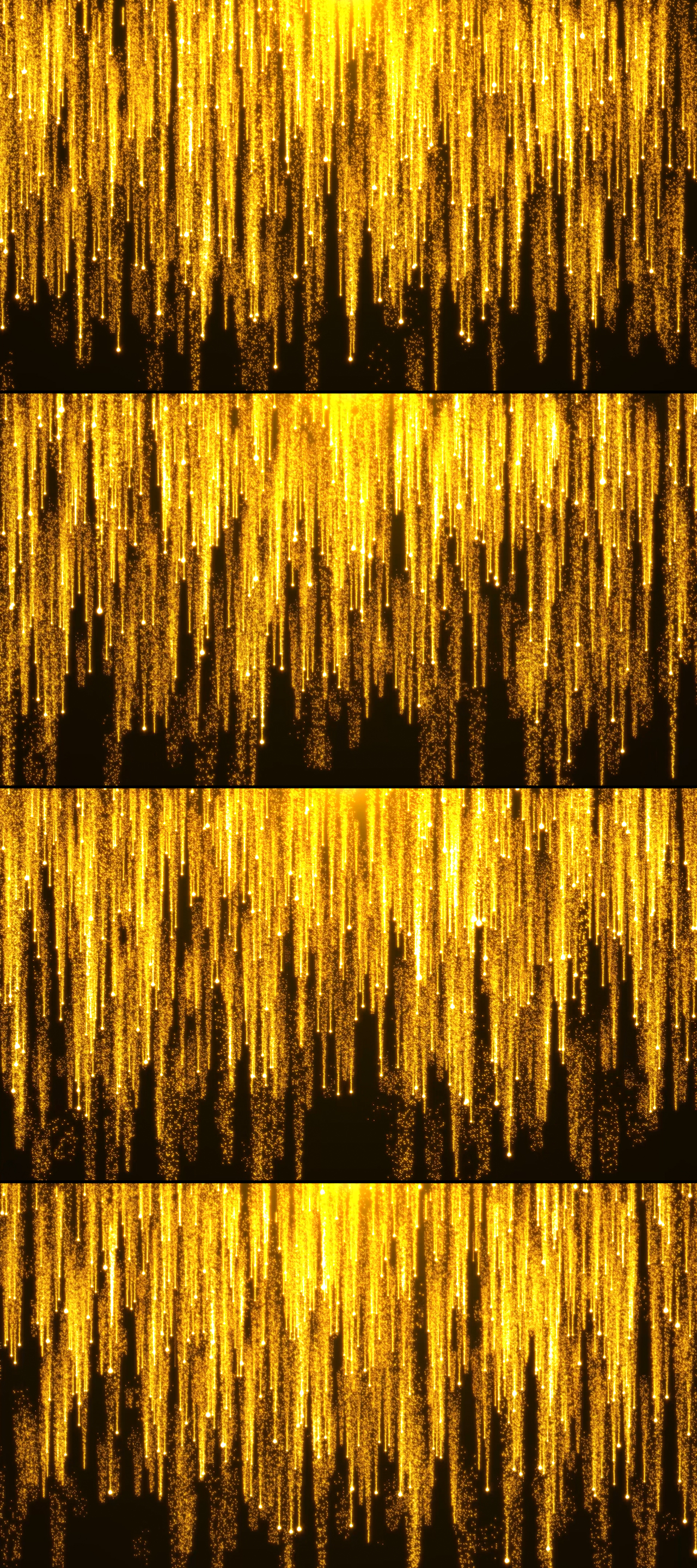 金色粒子瀑布 粒子雨