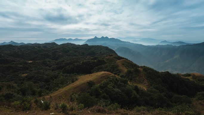 罗定风车山 日光固定延时 有牛 4k