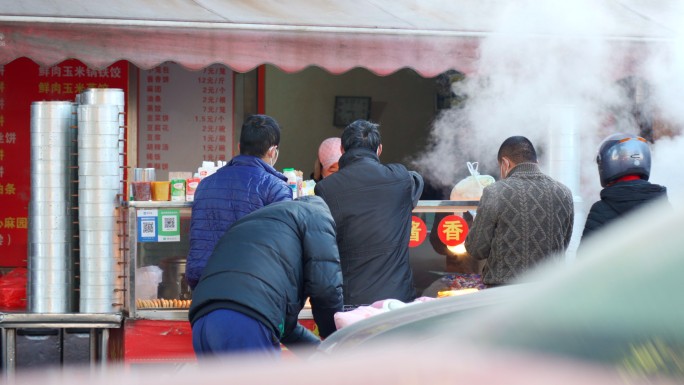 【4K高质量】街头早餐·早点（烟火气息）