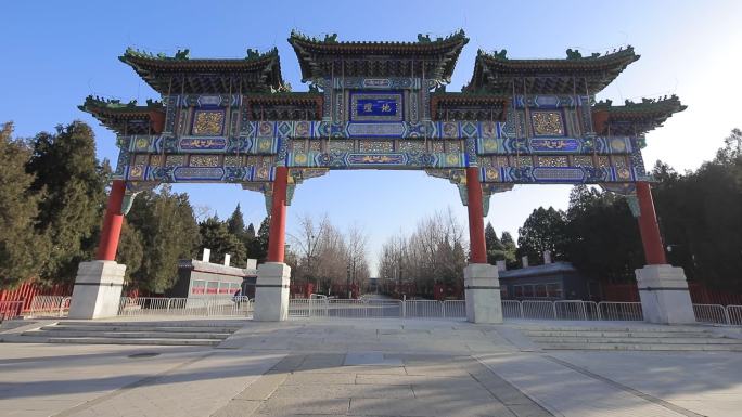 北京地坛公园牌楼