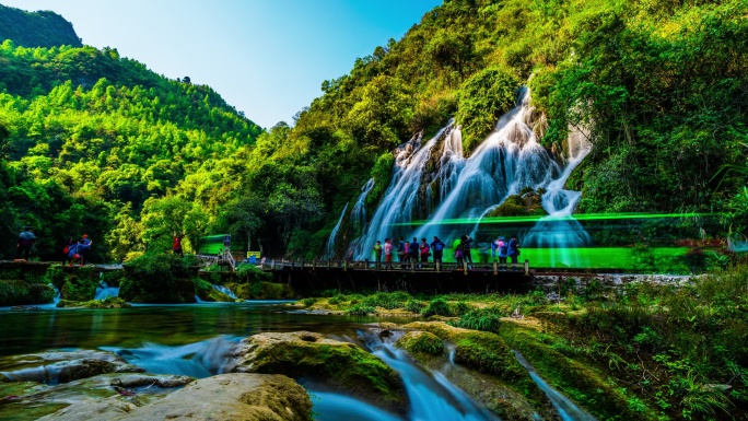 贵州荔波漳江大小七孔风景区