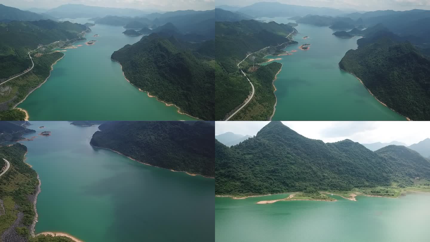 4K航拍山川河流湖光山色