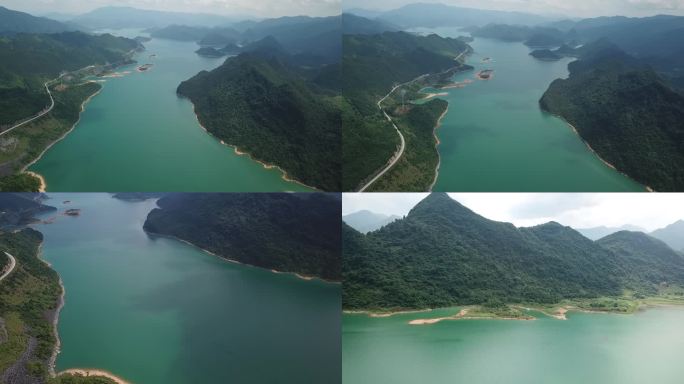 4K航拍山川河流湖光山色