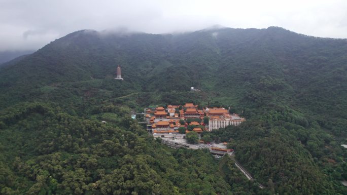 4K深圳仙湖植物园弘法寺