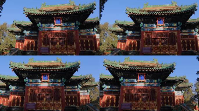 北京北海公园承乾殿4K拍摄