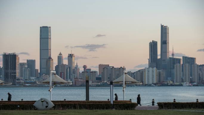 大连钻石湾日转夜延时