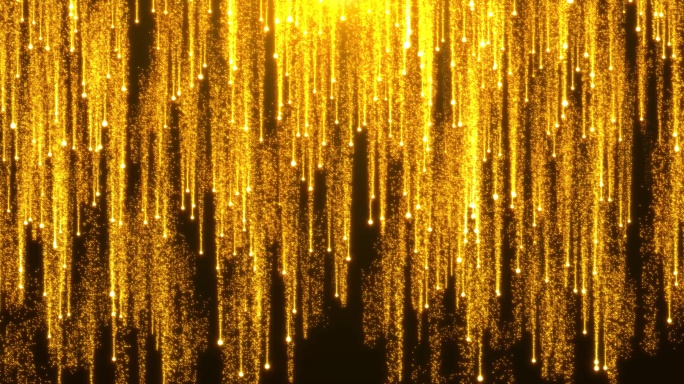 金色粒子背景