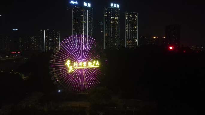 重庆南坪长江大桥南桥头夜景