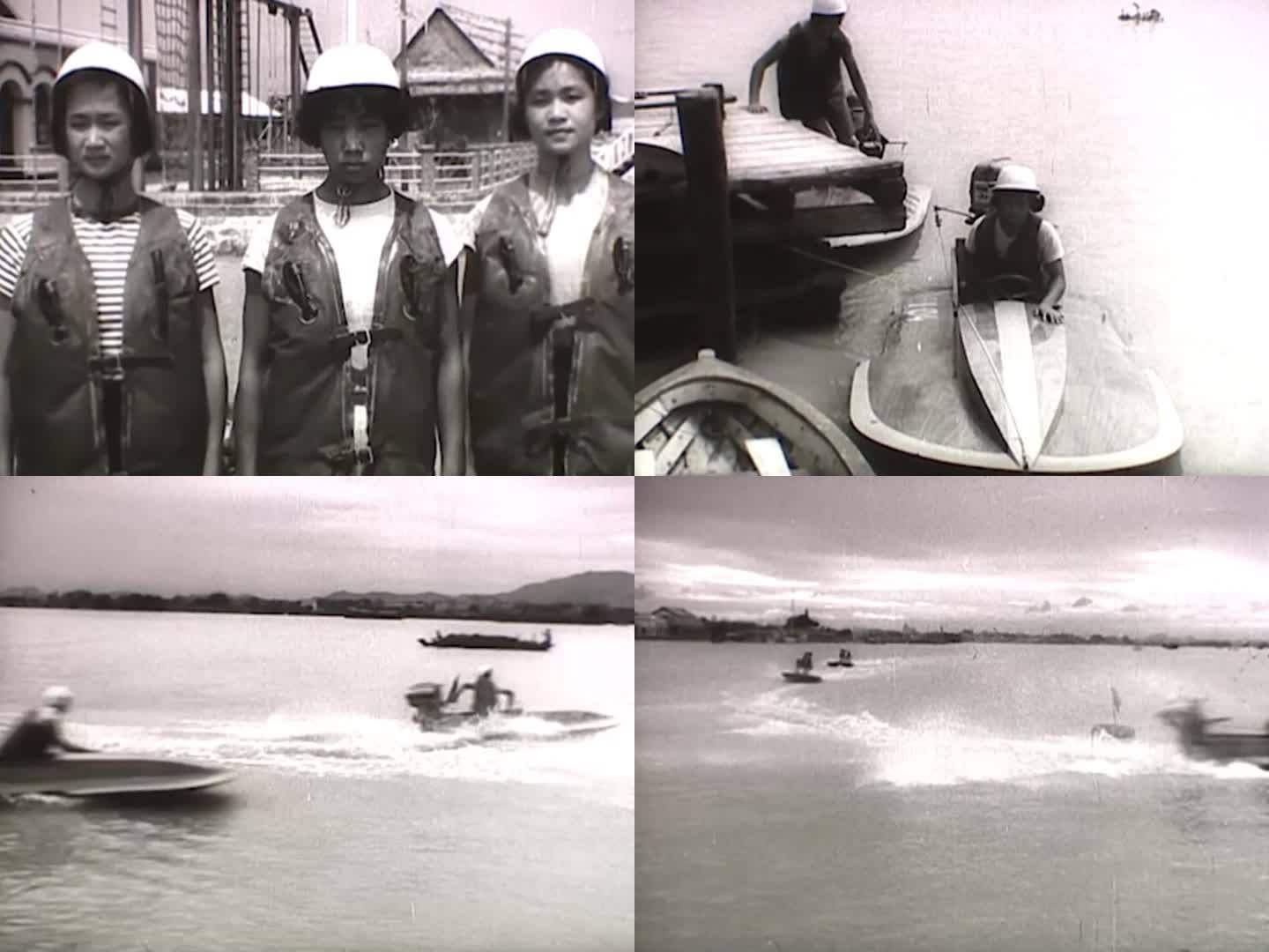 50年代 广州 赛艇训练