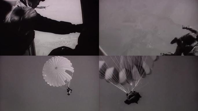 60年代 跳伞女兵