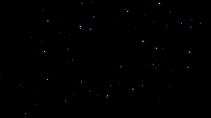4k原创蓝色粒子飘散循环30s舞台背景