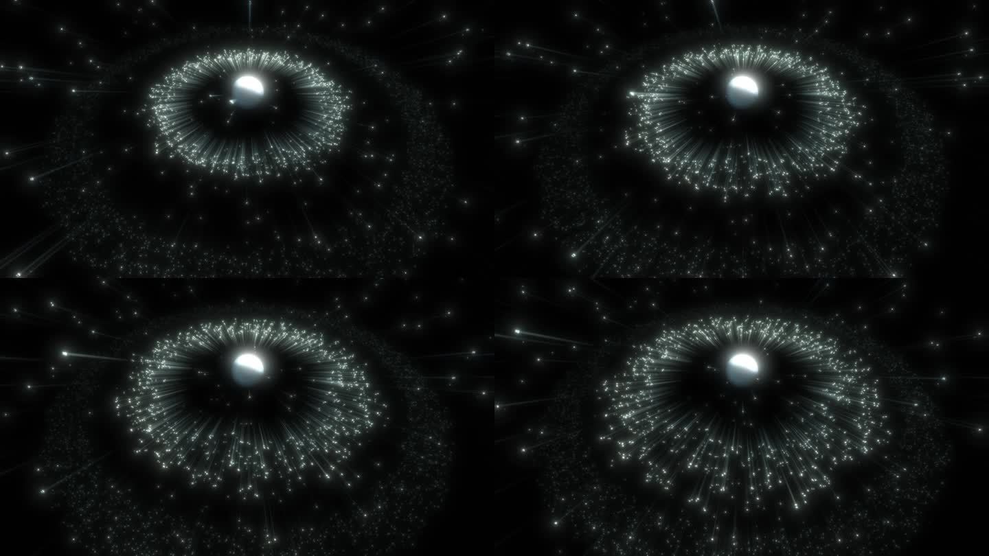 神秘黑暗宇宙银河大爆炸三维动画视频素材
