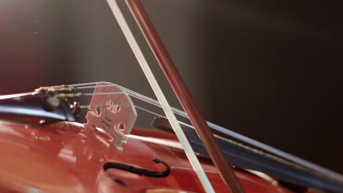 【4K】小提琴表演拉小提琴特写