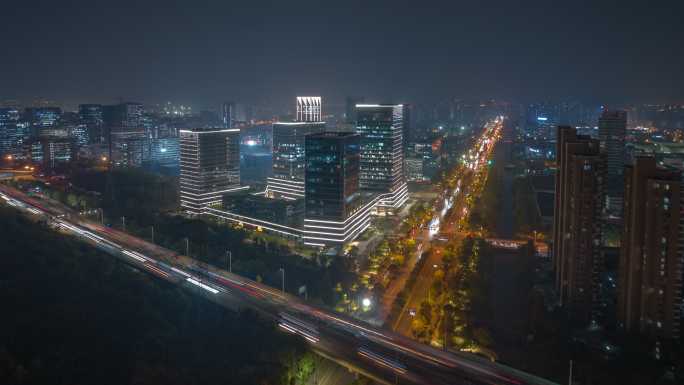 大创小镇夜景