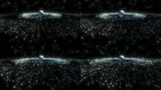 黑暗神秘宇宙星球大爆炸三维动画视频素材