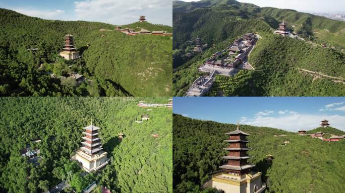 太原太山龙泉寺航拍