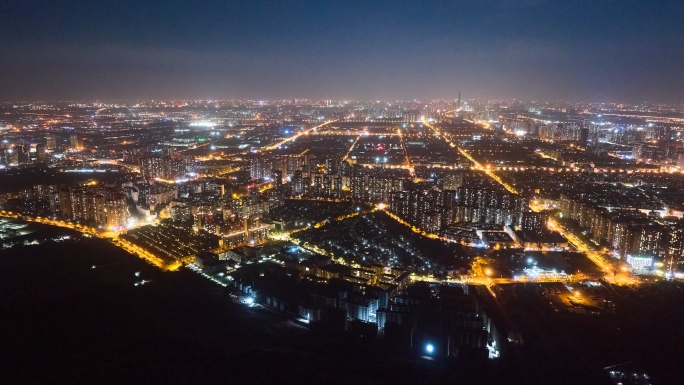 成都龙泉山夜景延时