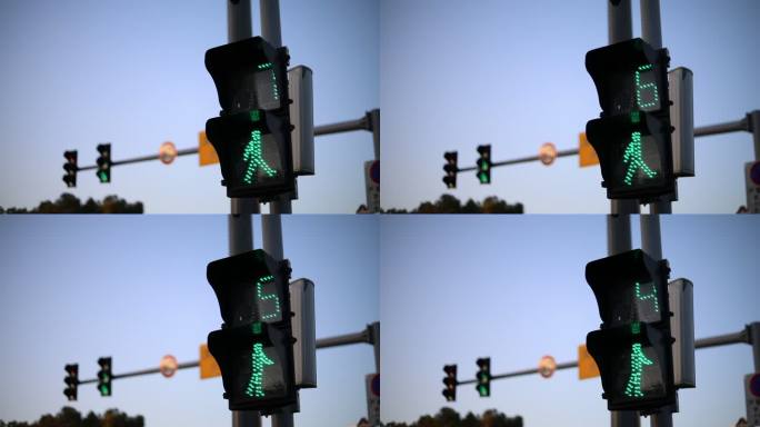 红绿灯倒计时 人行道倒计时 绿灯倒计时