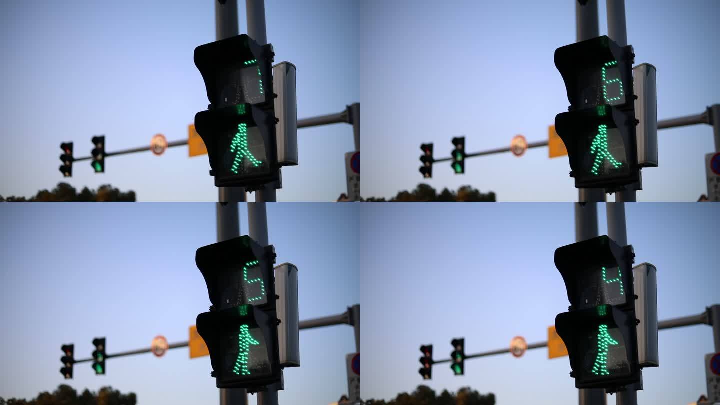 红绿灯倒计时 人行道倒计时 绿灯倒计时