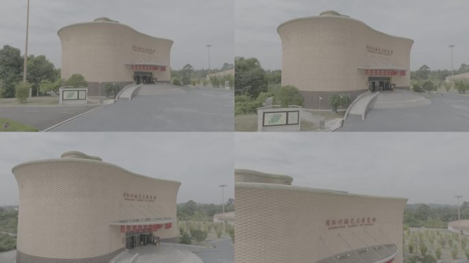 中国竹编艺术博物馆4K航拍(log未调色