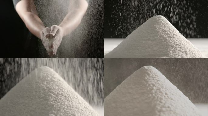 面 白面 小麦粉优质面粉淀粉展示
