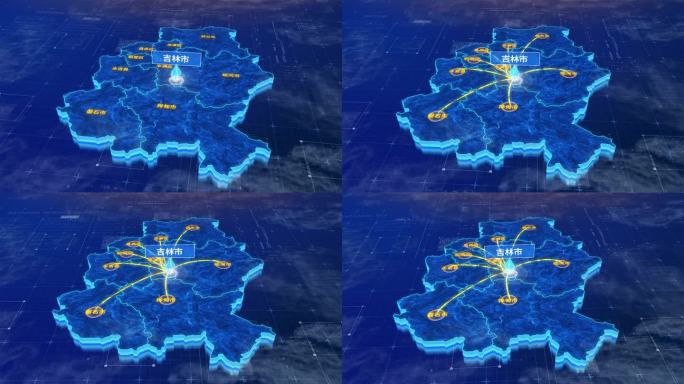 吉林市连线网络全市网络地图