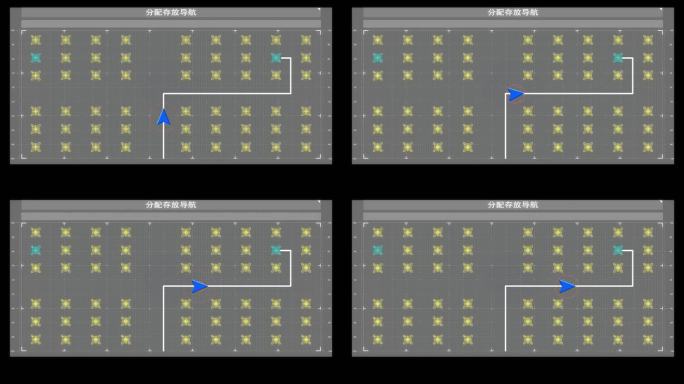 货物存放导航地图