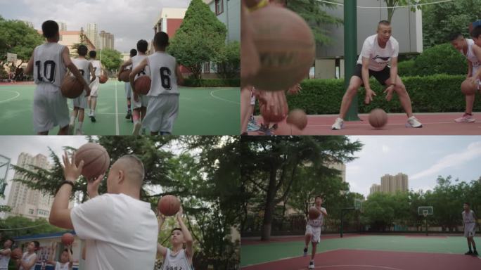 青少年小学生篮球训练