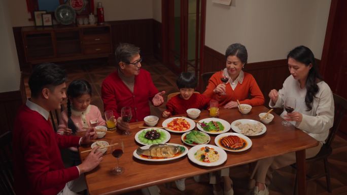 新年团圆  年夜饭